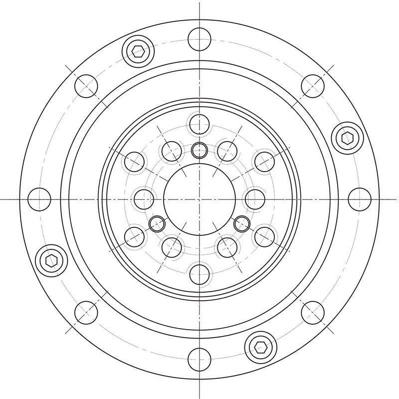 CSG(CSF)型諧波減速器軸承(圖2) CSG(CSF)型諧波減速器軸承(圖2)